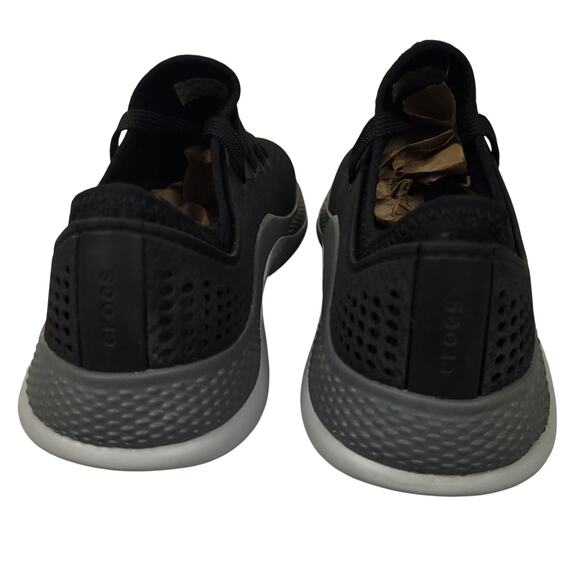 Crocs Mens LiteRide 360 Pacer Sneakers Sz 10 Walking Gym Shoes Black Gray EUC main image 5